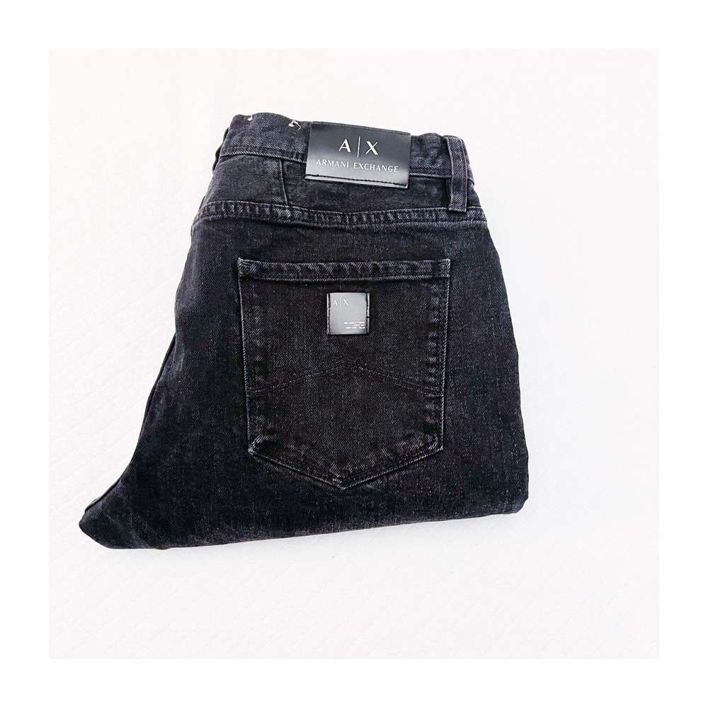 AX Armani Exchange Slim Black Denim Jeans J13 SZ32